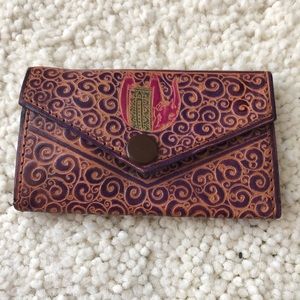 NWOT Shantiniketan Indian leather boho key case